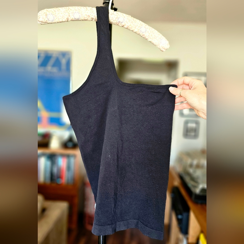 Helmut Lang Black Cutout Seamless Tank NWT - Picture 2 of 6